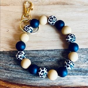 Cute Silicone Key Ring Bracelet Wristlet. Made specially by seller.